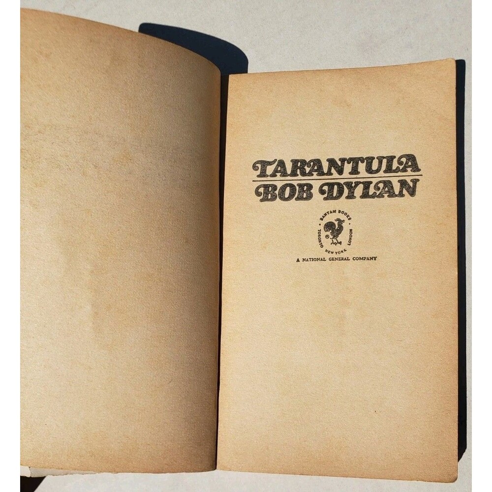 Lot Of 3 PB Books: Tarantula A Novel by Bob Dylan, Folk-Rock, Bob Dylan 1966-73 - Picture 11 of 16